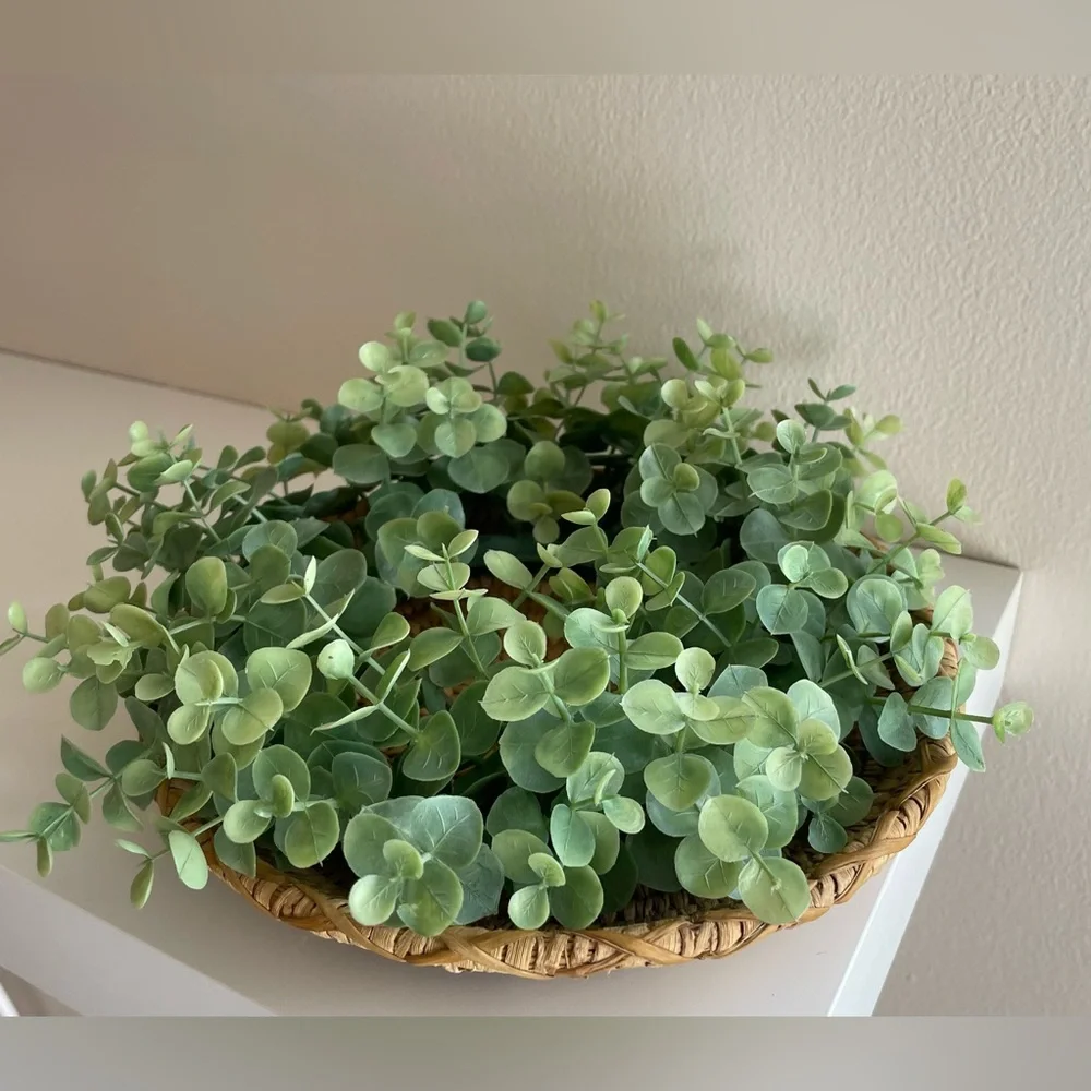 Green Faux Eucalyptus Wreath